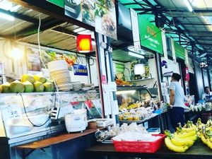 The food stall at Veg Food Stall in Bangkok