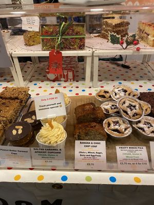 Sweets at The Free From Bakehouse in London