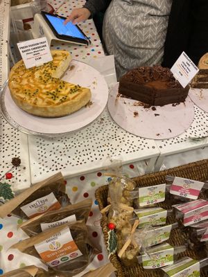 Vegan cakes at The Free From Bakehouse in London