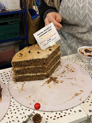 Vegan cakes at The Free From Bakehouse in London