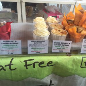 vegan cake at The Free From Bakehouse in London