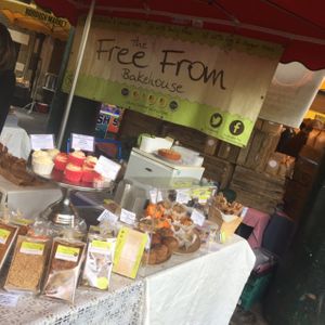 take away stand  at The Free From Bakehouse in London