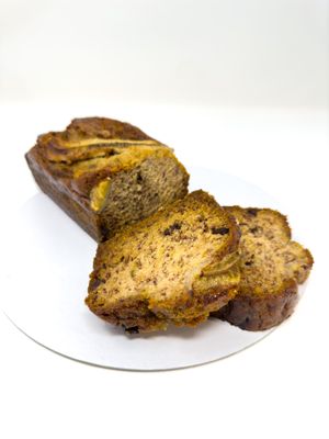 Banana Chocolate Chip Loaf - A Free From Food Awards winner.  No allergens either! at The Free From Bakehouse in London