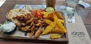 Gyros at roots in Thessaloniki