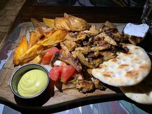 Gyros at roots in Thessaloniki