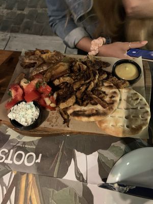 Gyros at roots in Thessaloniki