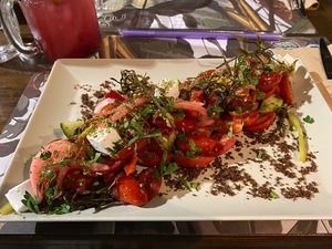 Greek Salad at roots in Thessaloniki