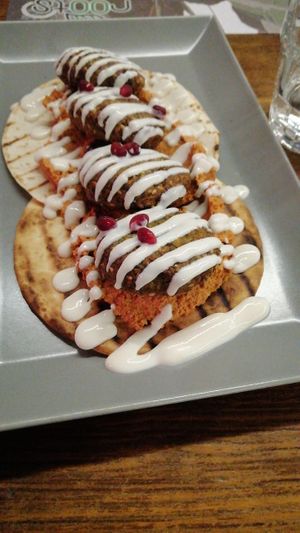 Falafel at roots in Thessaloniki