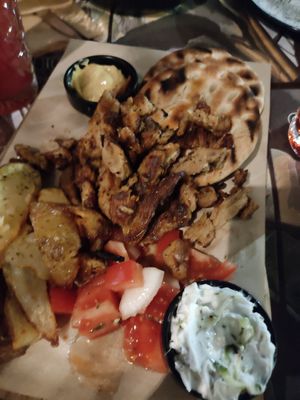 Gyros at roots in Thessaloniki