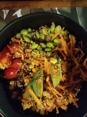 Buddha bowl at roots in Thessaloniki