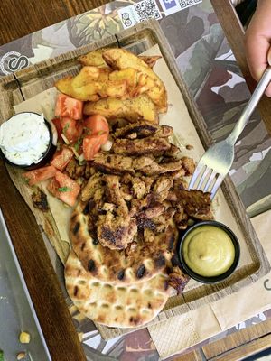 Soy Gyros  at roots in Thessaloniki