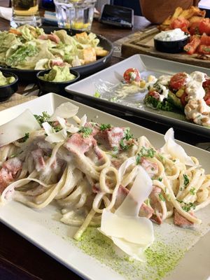 Carbonara  at roots in Thessaloniki