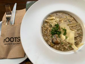 Risotto  at roots in Thessaloniki
