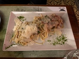 Vegan Spaghetti Carbons  at roots in Thessaloniki