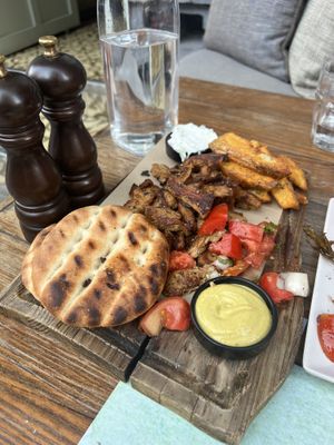 Vegan gyros   at roots in Thessaloniki