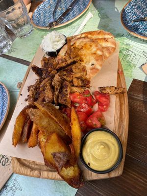 Vegan gyros   at roots in Thessaloniki