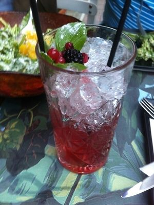 Gin and Berries  at roots in Thessaloniki
