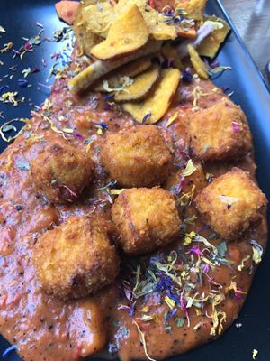 chicken nuggets at roots in Thessaloniki