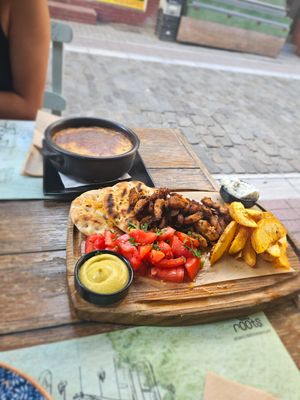 Gyros at roots in Thessaloniki