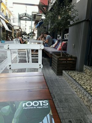 Roots vegan place at roots in Thessaloniki