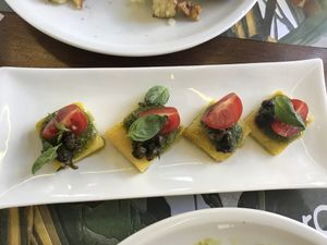 Polenta bites at roots in Thessaloniki