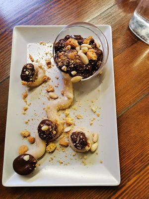 amazing dessert at roots in Thessaloniki