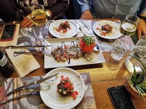 colorful salad at roots in Thessaloniki