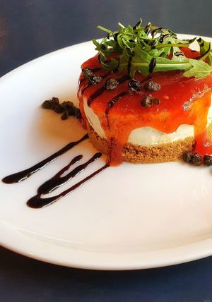 Savoury cheesecake 2020 at roots in Thessaloniki