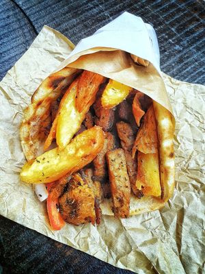 Gyros wrap 2020 at roots in Thessaloniki