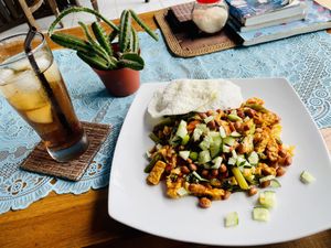 Spicy Tempeh  at Wulan Vegetarian Warung in Ubud