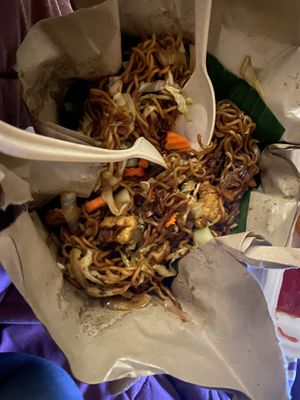 Mia gorang with tofu  at Wulan Vegetarian Warung in Ubud