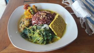 tempeh curry at Wulan Vegetarian Warung in Ubud