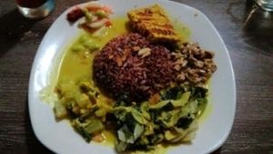 Tenpeh curry at Wulan Vegetarian Warung in Ubud