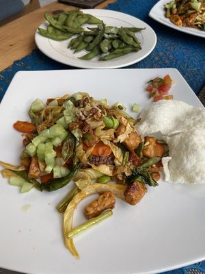 Spicy Tempeh   at Wulan Vegetarian Warung in Ubud