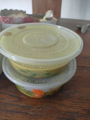 Curry and noodles at Wulan Vegetarian Warung in Ubud