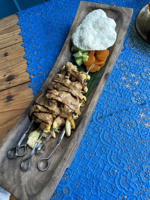 mushroom app  at Wulan Vegetarian Warung in Ubud