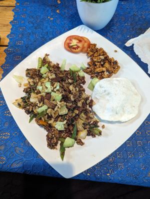 Nasi goreng at Wulan Vegetarian Warung in Ubud