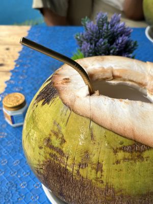 Coconut  at Wulan Vegetarian Warung in Ubud
