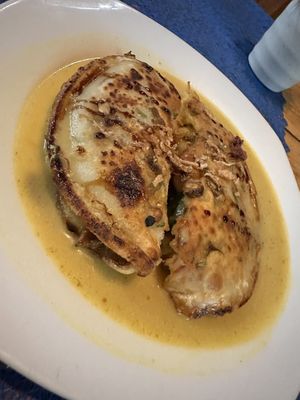 Pancake with veg and curry sauce  at Wulan Vegetarian Warung in Ubud