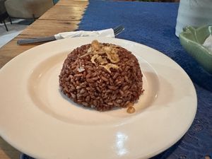 Side of rice  at Wulan Vegetarian Warung in Ubud