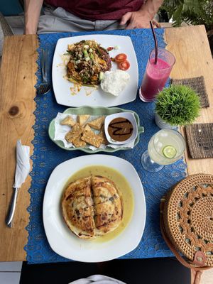 All for 168k   at Wulan Vegetarian Warung in Ubud