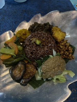Wulan 7 veg  at Wulan Vegetarian Warung in Ubud