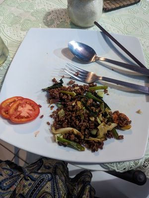 Nasi Goreng at Wulan Vegetarian Warung in Ubud