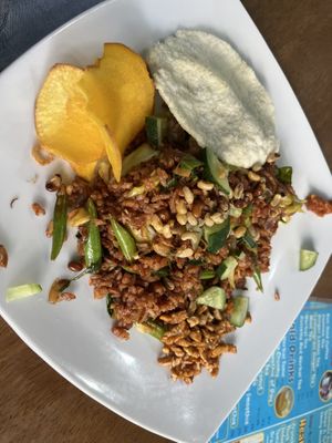   at Wulan Vegetarian Warung in Ubud