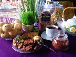 These vegan cookies take the cake! at Wulan Vegetarian Warung in Ubud