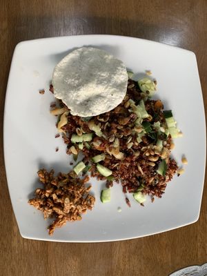 Ultimate Nasi Goreng  at Wulan Vegetarian Warung in Ubud