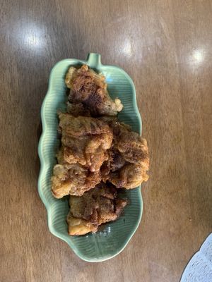 Fried Banana Goreng dessert  at Wulan Vegetarian Warung in Ubud