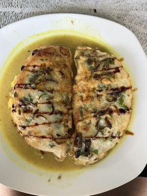 Savory pancakes  at Wulan Vegetarian Warung in Ubud