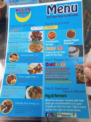 Menu May 2025 at Wulan Vegetarian Warung in Ubud