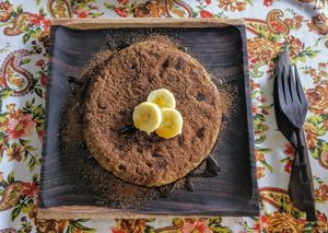 Banana Pancakes at Wulan Vegetarian Warung in Ubud